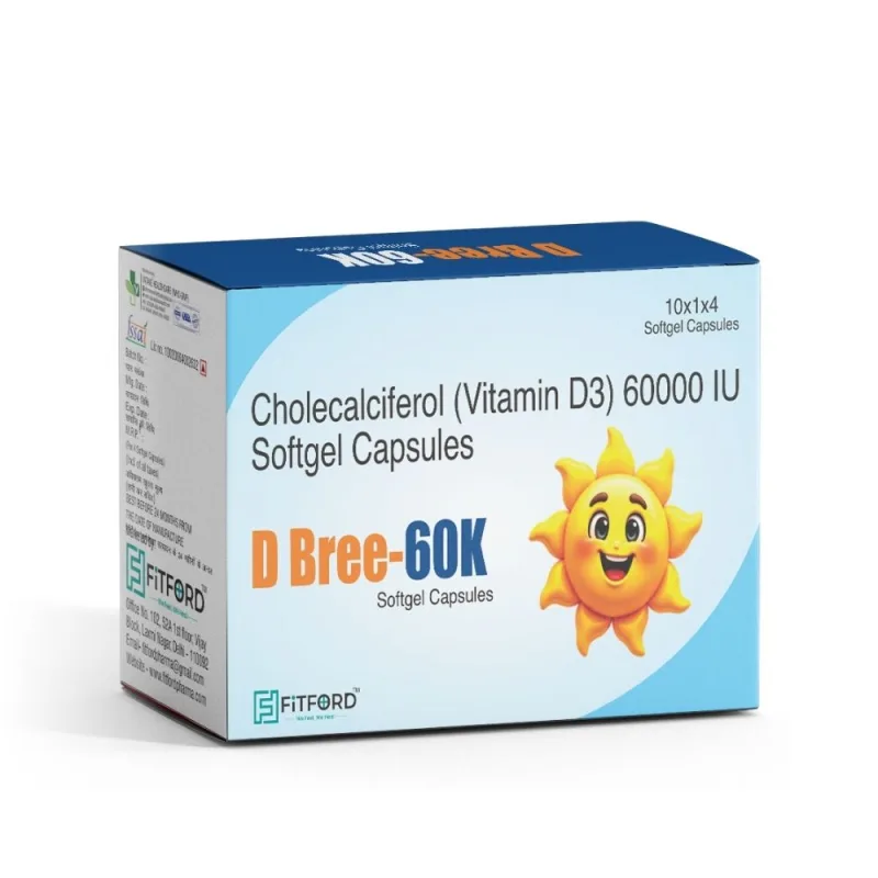 D Bree-60K Softgel Capsules by Fitford Pharmaceuticals