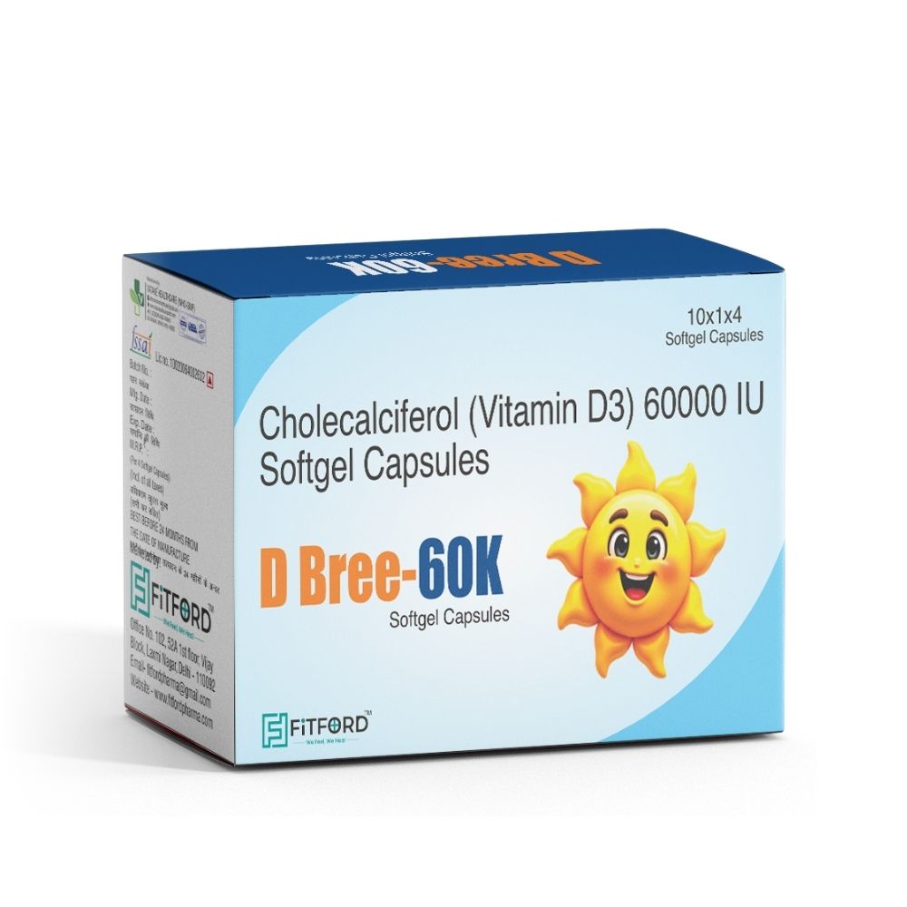 D Bree-60K Softgel Capsules by Fitford Pharmaceuticals