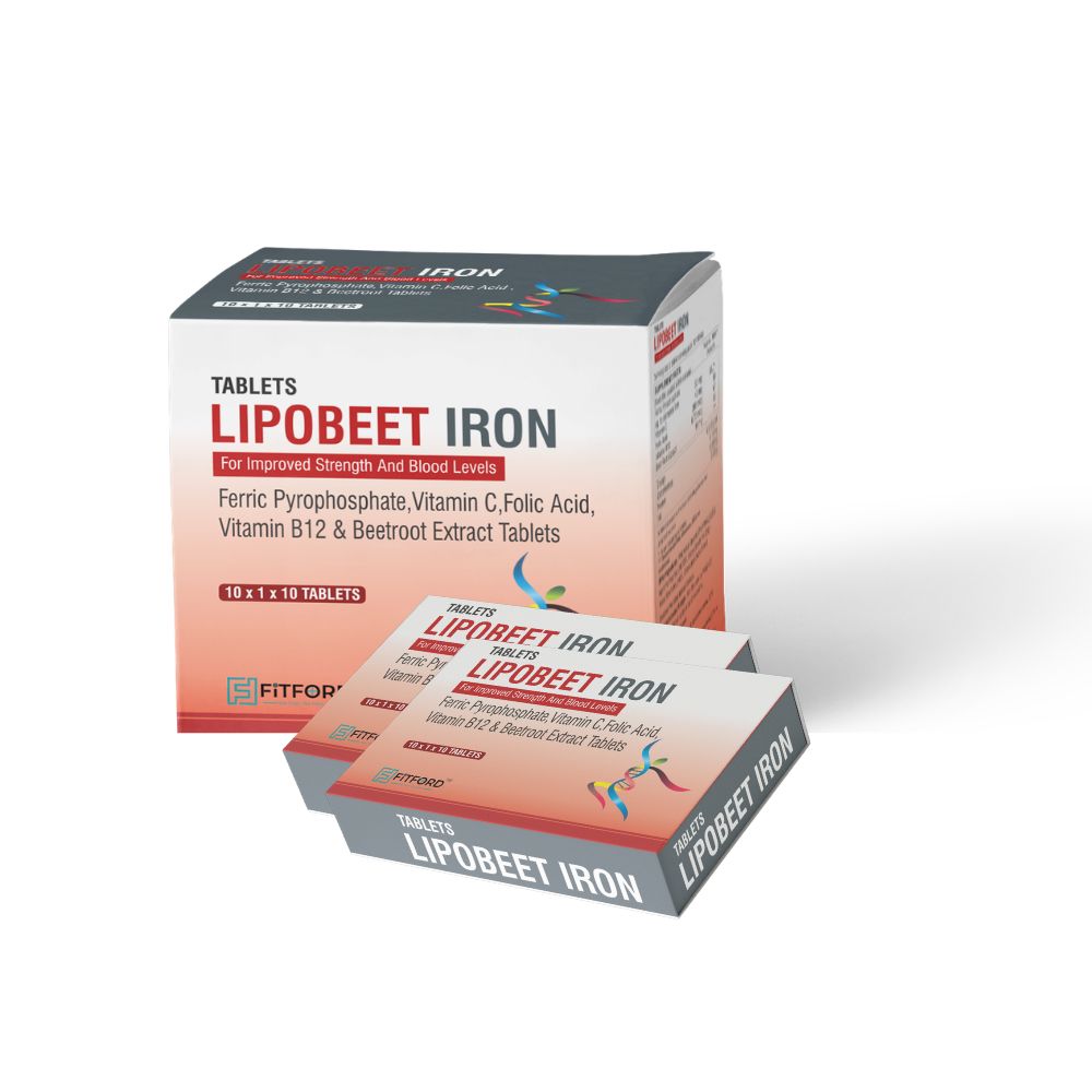 LIPOBEET IRON Tablets by Fitford Pharmaceuticals